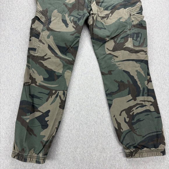 Wrangler Jogger Boys 14 Gamer Camo Cargo Pants Drawstring Waist Elastic Cuffs - Picture 6 of 12